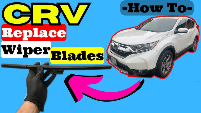 How To Replace Windshield Wiper On A Honda CR-V (2017) - YouTube