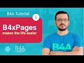 B4X B4A Android Tutorial - B4Xpages makes the life easier