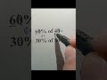 Only 1% Know This Percentage Hack #mathtrick #math #mathematica #mathematics #education #mathstricks