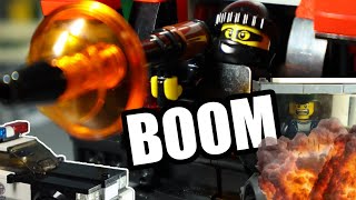 🚨 THE HIGHWAY ATTACK! - LEGO Stop Motion Bank Robbery 💥