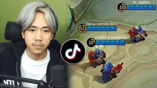 REACTION TIKTOK MOBILE LEGENDS - MARKOREC #91