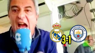 ¡HISTÓRICA REMONTADA DEL MADRID! Así narró el Real Madrid 31 Manchester City Manolo Lama en COPE