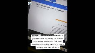 Honorlock Can't Catch What Isn't There — Let Us Take Your Exam