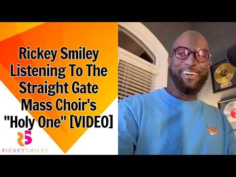 Rickey Smiley Listening To The Straight Gate Mass Choir's "Holy One"