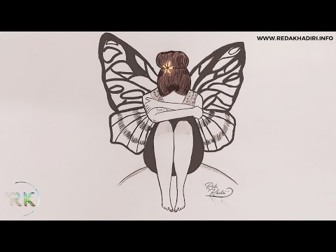 Vidéo: Comment Dessiner Une Fille Ange