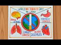 Anti Tobacco Day Poster drawing WorldNo Tobacco Day PosterNo Smoking Daydrawing| Stop tobacco