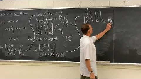 2 3 Elimination Using Matrices