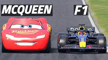 Can LIGHTNING MCQUEEN Beat A Modern F1 Car?
