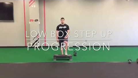 Low Box Step Up Progression - Rehab 2 Perform