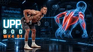 UPPER BODY Bodybuilding HIIT | Dumbbell Workout | CyberPump 2.0 Day 10