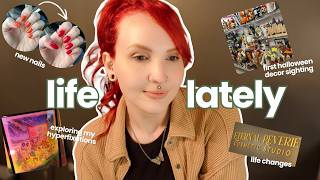 LIFE LATELY | halloween decor sighting, exploring my hyperfixations, chatting about life changes
