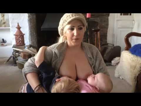 Easy tutorial on how to tandem breastfeed