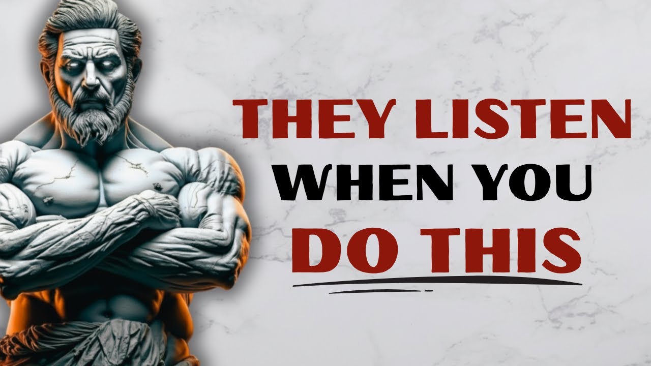 The Unspoken Art of Making People Listen (Stoic Secrets)