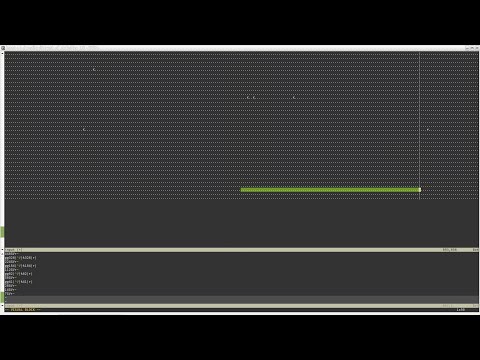 Advent of Code 2021 Day 13 Vim Origami Visualization