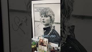 How much I’ve spent on signed Taylor Swift Lithograph but it’s progressively worse. #taylorswift