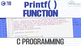 Printf Function in C Programming | C Program Complete Tutorial