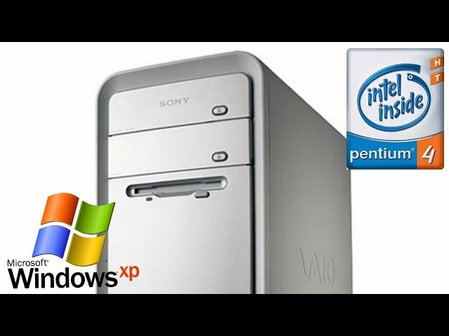 Windows XP install for a Sony VAIO desktop - YouTube