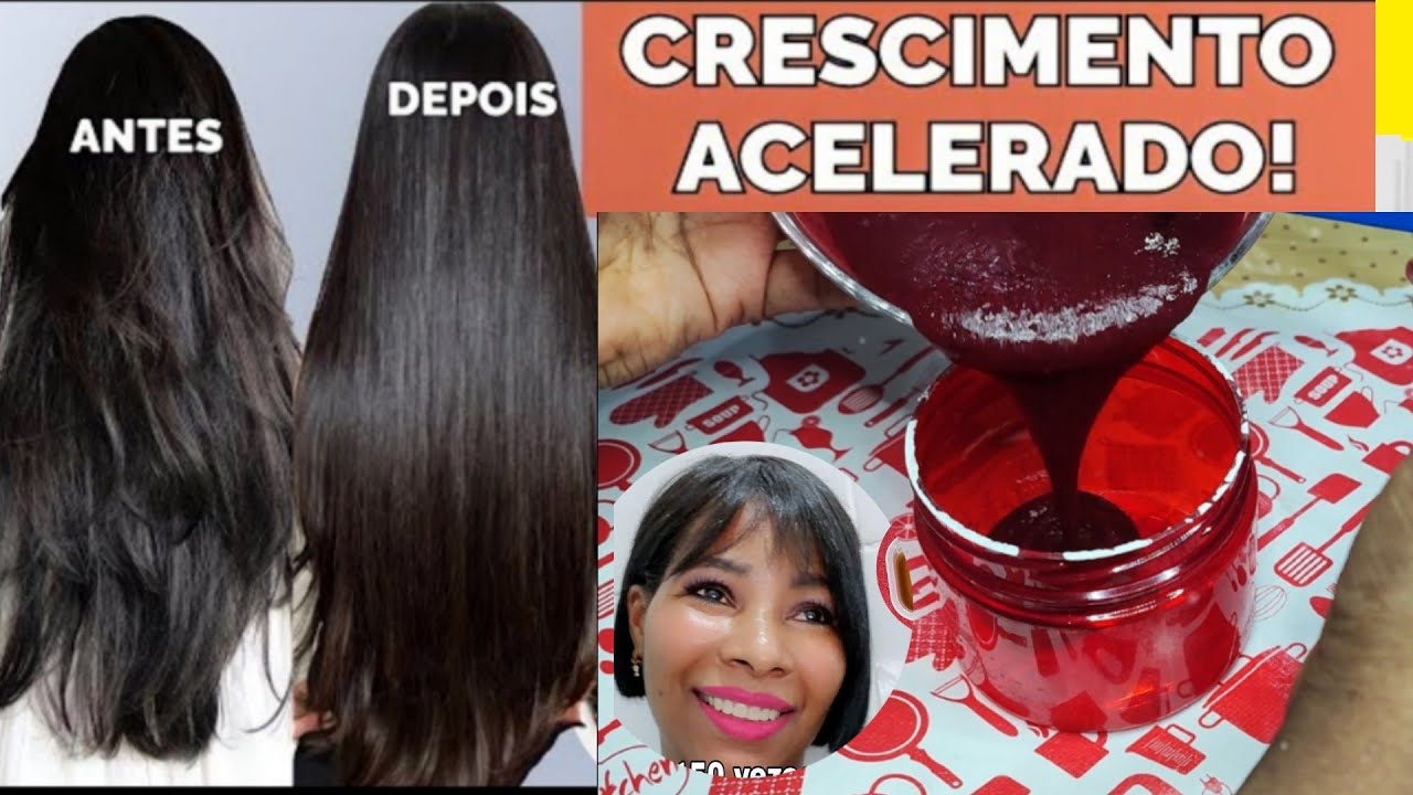 O CABELO CRESCE E NÃO CAI,MELHOR RECEITA DO MUNDO PARA CRESCER CABELO