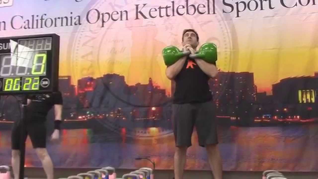 Orange Kettlebell Club Northern California Open 2015 - Jerk Set kettlebells wolverson