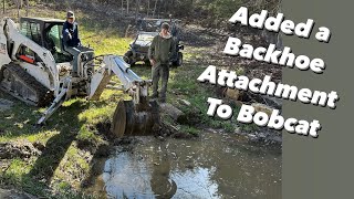 Bobcat Backhoe Loader Attachment | Fabrication & Attaching