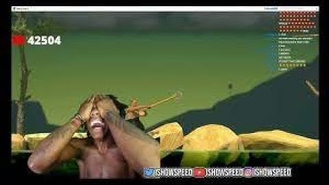 IShowSpeed Reacts to the Getting Over It World Record
