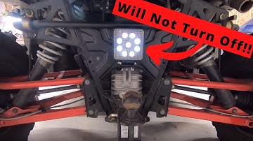 LED Backup Light Dimly Lit When NOT in Reverse [Polaris Ranger UTV]