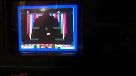 Space Taxi running on a Commodore SX-64