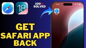 How To Get Safari App Back On Home Screen On iPhone iOS 18 Beta