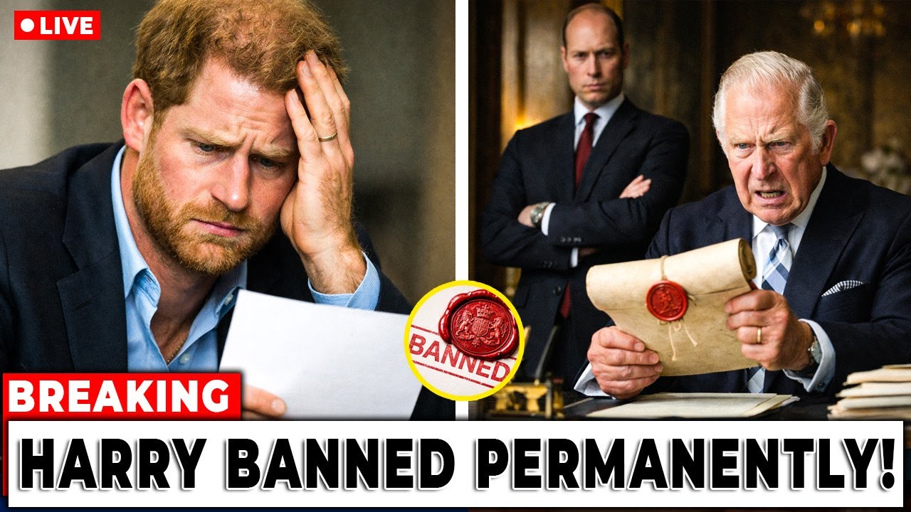 5 MINUTES AGO: Palace CONFIRMS The "Permanent Ban" – Harry's "Dirty War" & Fraud Exposed