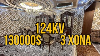 Ideal 3 Xonali Kvartira Sotiladi 124Kv