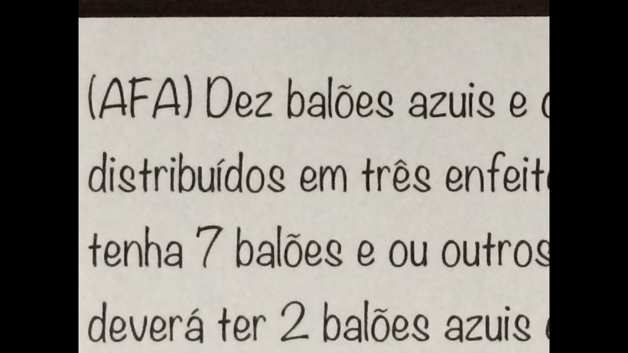 1000QMat | #6 - AFA - Fatorial Análise Combinatória impossible dream lyrics