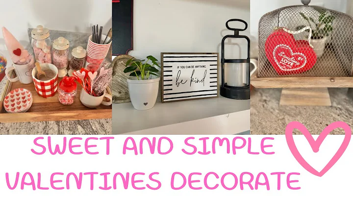 🩷VALENTINES DAY DECORATE WITH ME 🩷VALENTINES DAY COCOA BAR || COZY AND CUTE SIMPLE VALENTINES DECOR