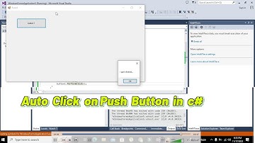 auto click on push button in c# winform | auto click on any control in c#.net