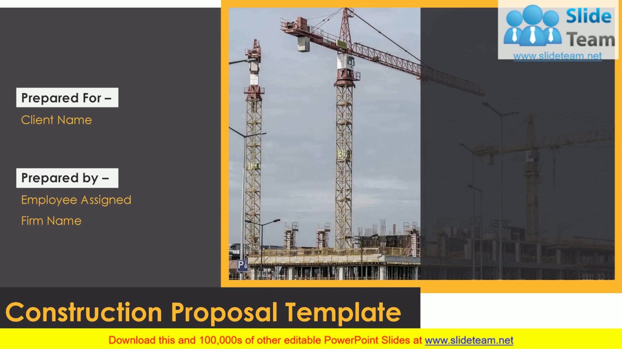 Construction Proposal Template PowerPoint Presentation Slides - YouTube