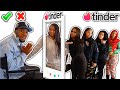 TINDER IN REAL LIFE | GUYS SWIPE GIRLS