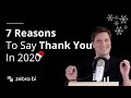 7 Reasons To Say Thank You In 2020 🎄 From Andrej Lapajne And Zebra BI Team