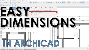 ARCHICAD Easy Dimensions - Quick Tutorial