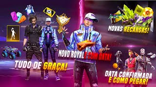ROUPA, EMOTE E SKINS DE GRAÇA NO EVENTO DA FFWS, TUDO DA SEMANA, NOVOS EVENTOS E RECARGAS E MAIS!