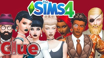 CLUE GAME CHARACTERS 🔎 // SIMS 4 CAS