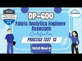 DP-600 | Fabric Analytics Engineer Associate Certification Exam | Practice Test 13 | Kloudwizz