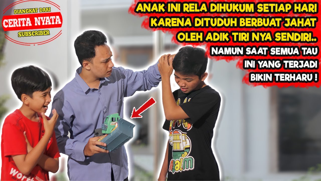 ANAK INI RELA DIHUKUM SETIAP HARI KARENA DIFITNAH BERBUAT JAHAT OLEH ADIK TIRINYA ! FILM INSPIRASI