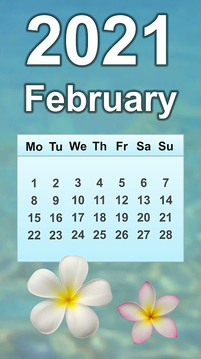 February 2021 Calendar