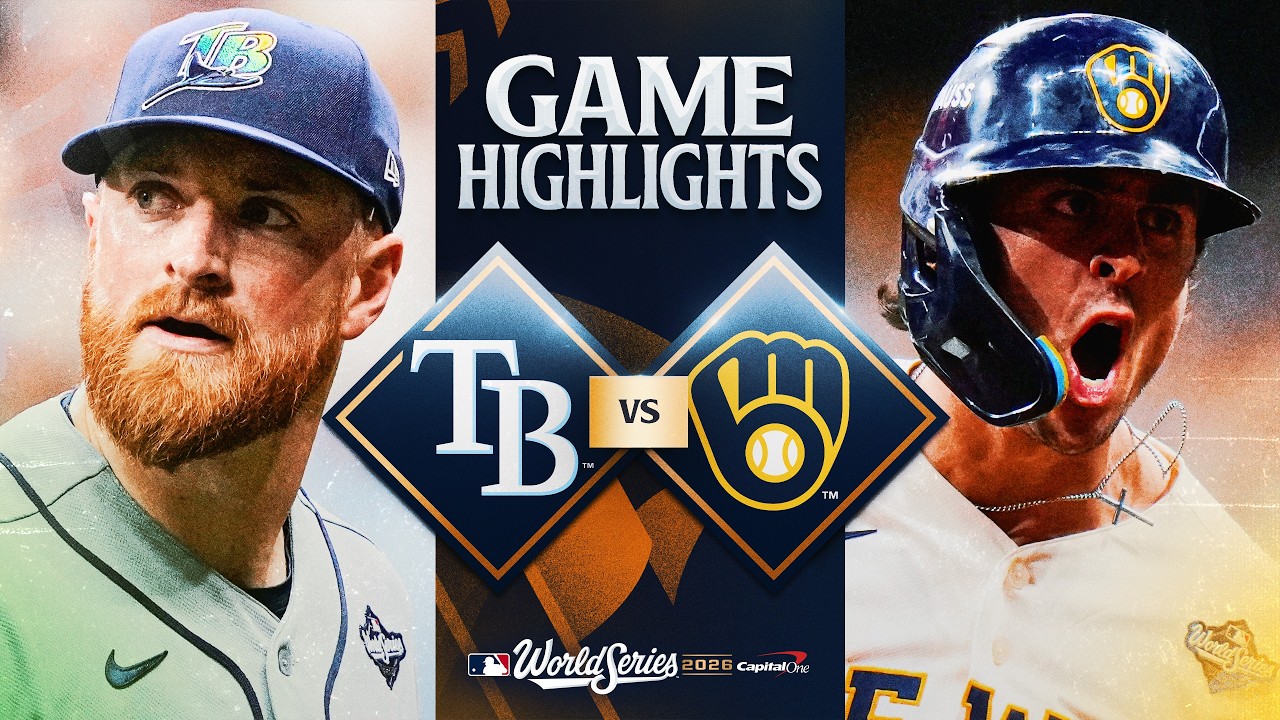 RAYS vs. BREWERS: World Series Full Game 2 Highlights (October 24) | 2026 MLB Postseason