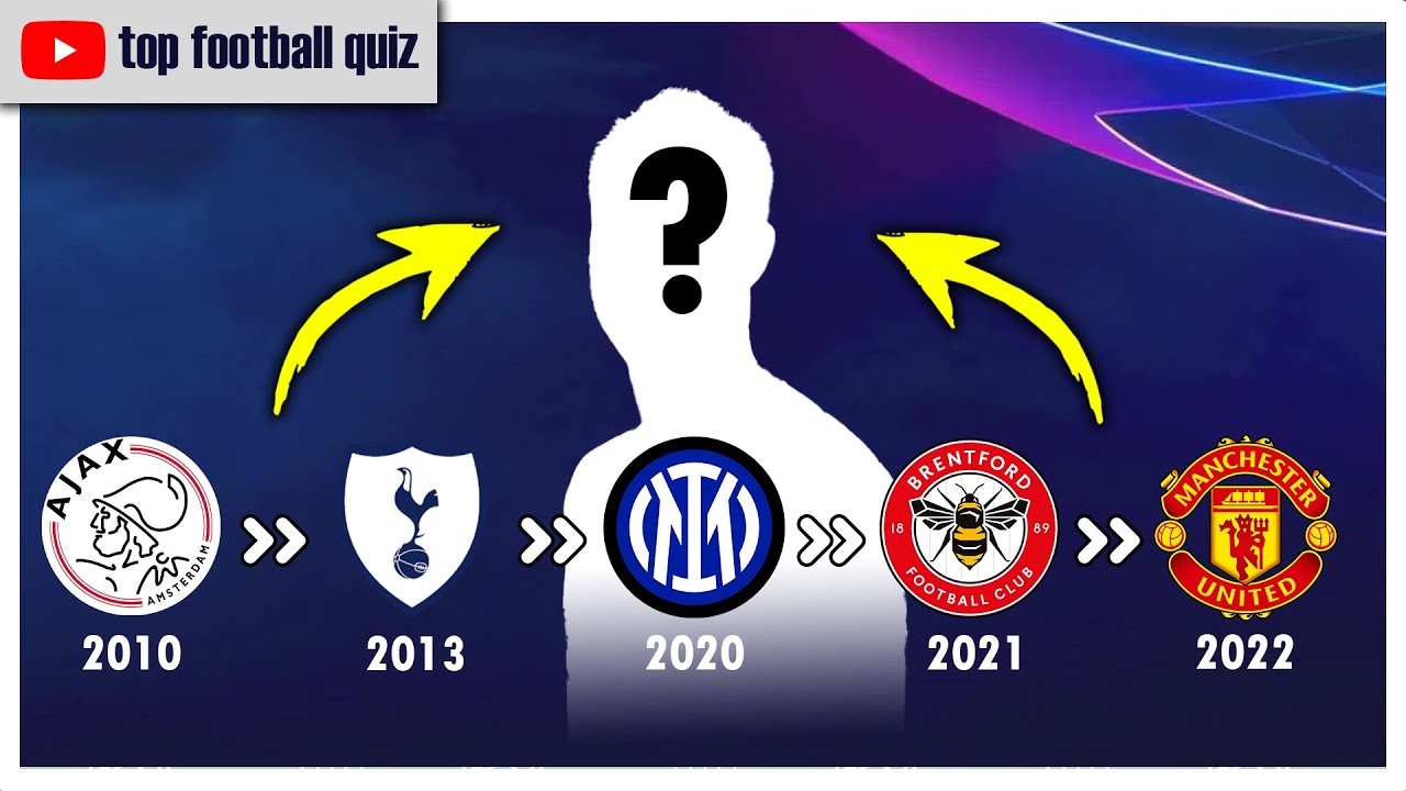 GUESS THE FOOTBALLER FROM THEIR TRANSFERS FOOTBALL QUIZ 2022 YouTube