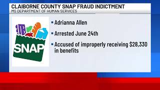 Claiborne County woman indicted in alleged $25K SNAP fraud case