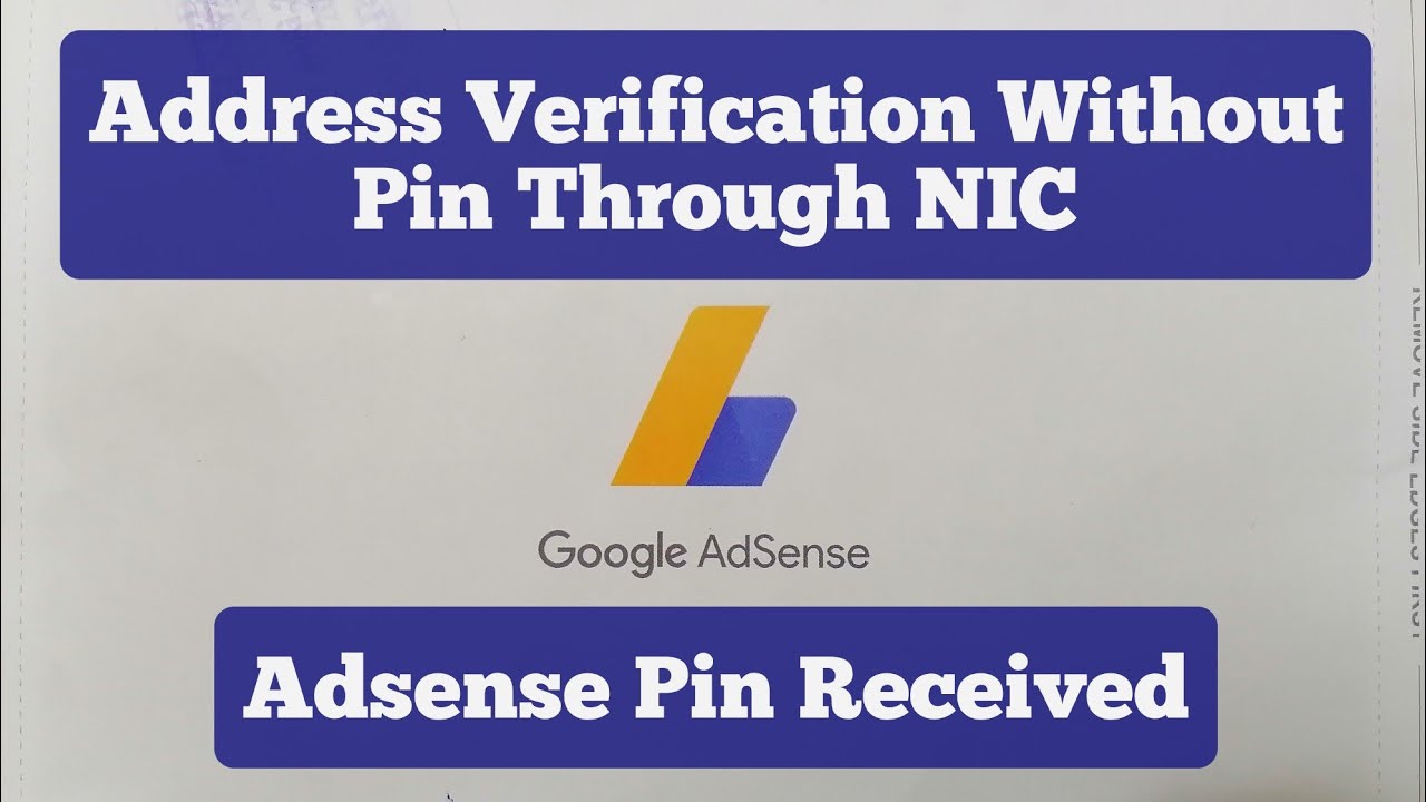 How To Verify Google Adsense Without Pin 2020 - Adsense Adress Verification Pin Pakistan