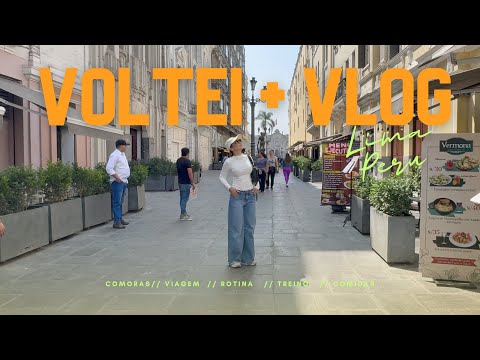 VOLTEI - VIAGEM PARA LIMA