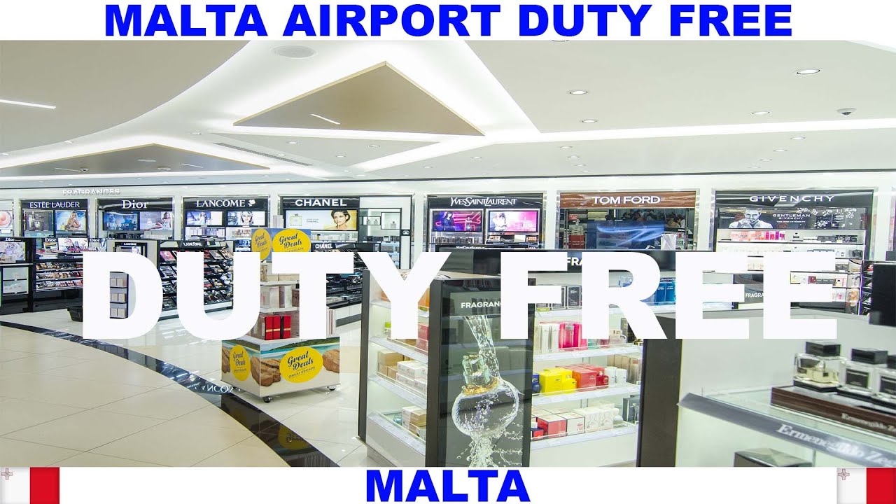le shuttle duty free cigarettes MALTA INTERNATIONAL AIRPORT DUTY FREE WALKTHROUGH