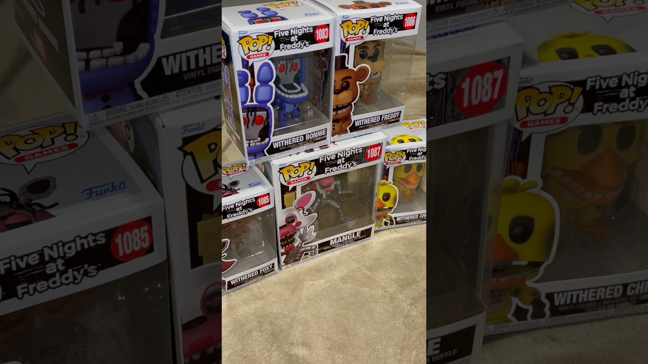 FNAF New Withered Funko Pops 