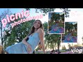 picnic photoshoot vlog!! day in my life